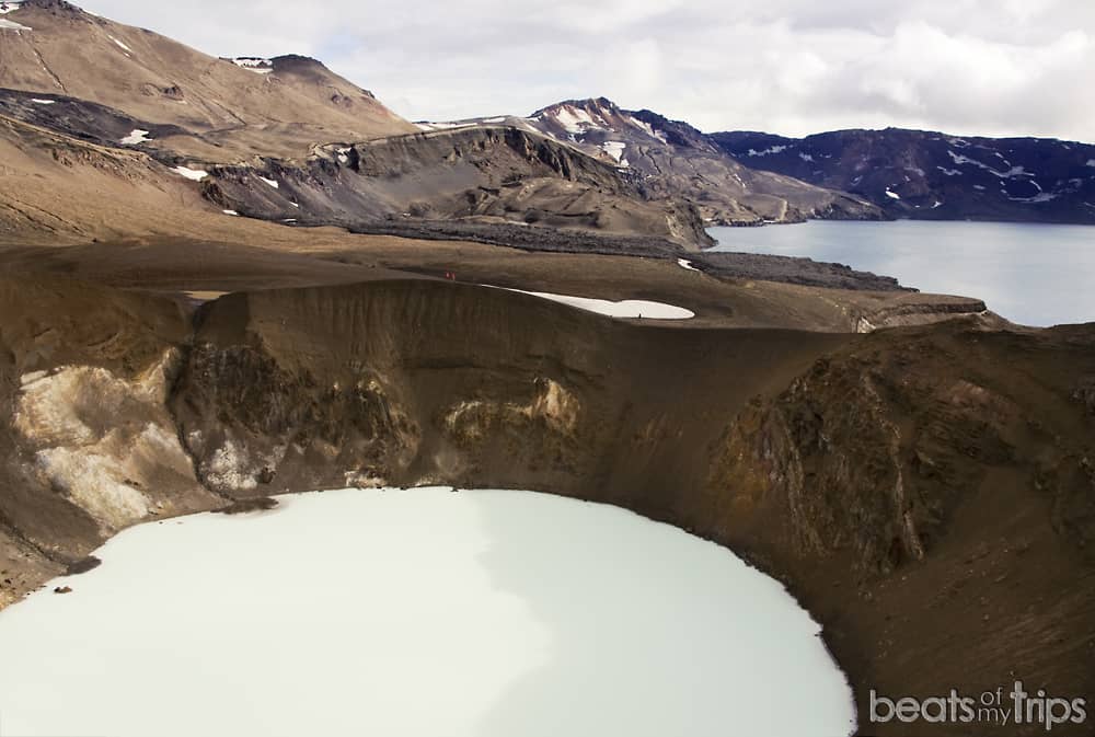 Crater Viti Askja presupuesto viaje Islandia Vadear ríos Tierras Altas Islandia carreteras F