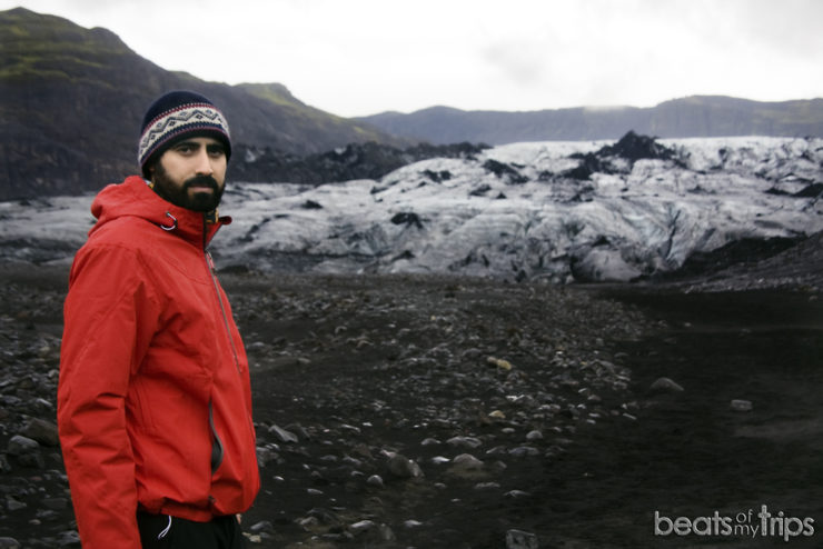 Solheimajokull glaciar Ring Road Iceland