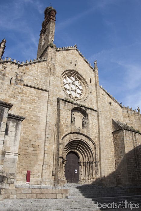 Fachada Catedral vieja Plasencia Extremadura