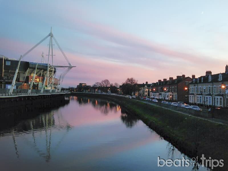 Millennium Stadium Cardiff Mundial de Rugby Seis Naciones río Taff Visitar Gales Cymru blog viajes