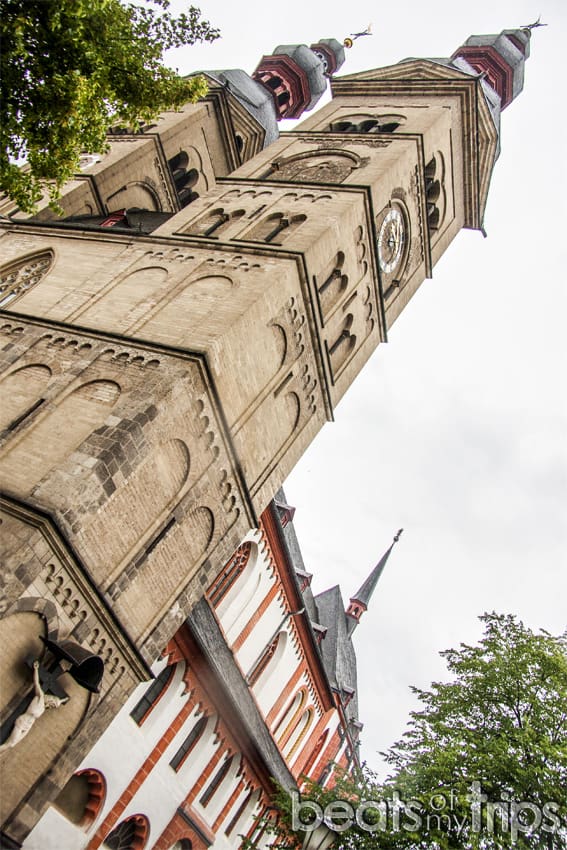 Viaje Coblenza que ver Iglesia Nuestra Señora Liebfrauenkirche turismo Alemania Koblenz barco río Rin desembocadura Mosela crucero