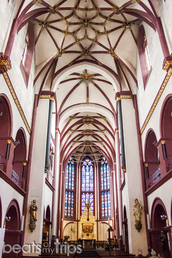Viaje Coblenza que ver Iglesia Nuestra Señora Liebfrauenkirche turismo Alemania Koblenz barco río Rin desembocadura Mosela crucero