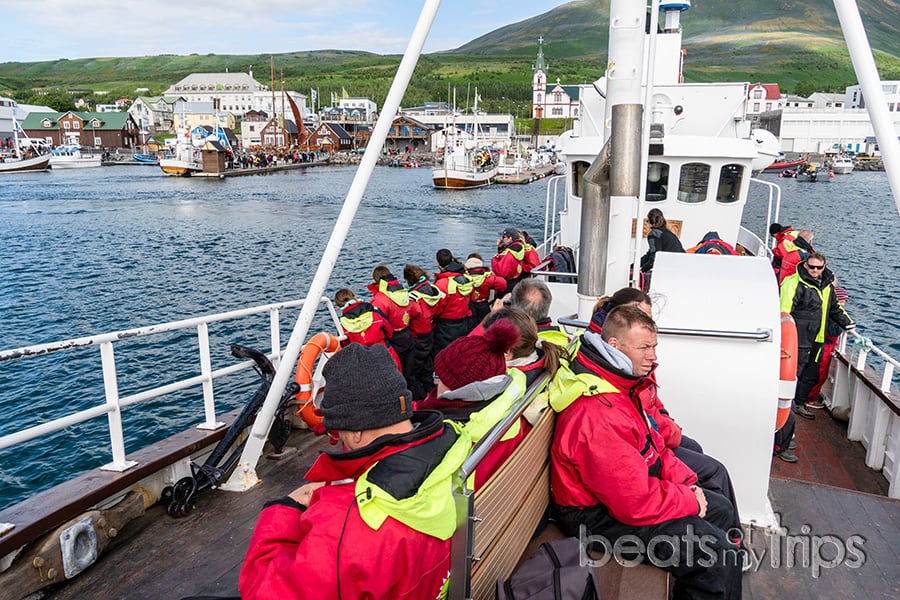barco pesquero tradicional Islandia ver ballenas cómo excursión