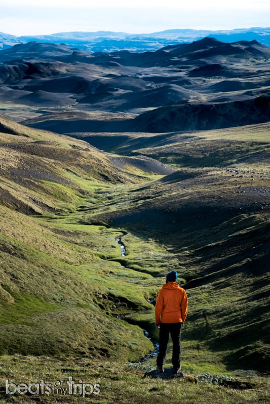 Trekking Islandia Fossárdalur Haifoss cascada